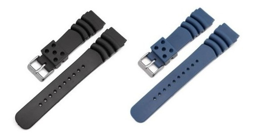 Kit Pulseira 20mm Borracha Might Para Relógio E Smartwatch