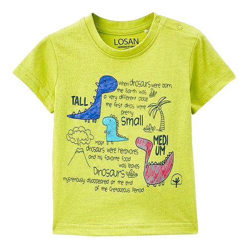 Playera De Niño Con Estampado Mod.217-1201al Marca Losan®