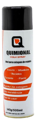 Cola Spray Quimional 340g Espuma Acústica Rende Mais