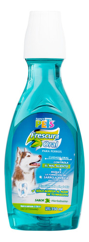 Enjuague Bucal Perro Refrescante De Aliento 350ml Fancy Pets Sabor Hierbabuena