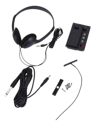Violino Elétrico Silencioso Eq Captador Piezo Com Fone De