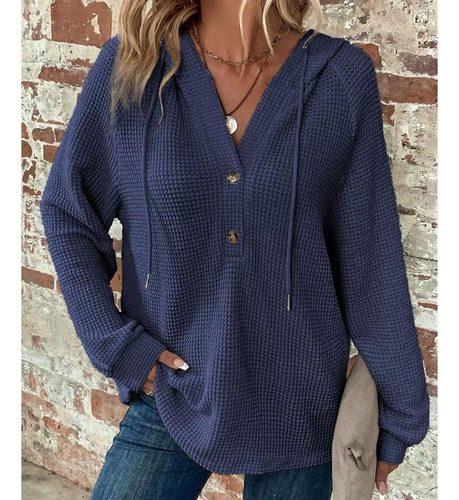 Moletom Com Capuz Feminino Tecido Estilo Casual