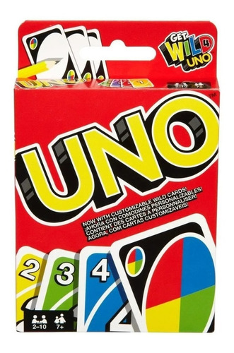 Juego De Cartas Uno Clásico Mattel Nuevas Juego De Mesa