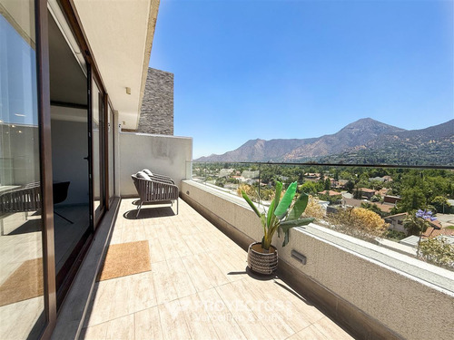 Exquisito Penthouse Con Azotea Venta De 3 Dorm. En Vitacura