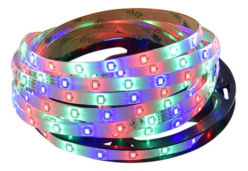 Tira Led Rgb 2835, 5m, C/control, Protección De Silicona