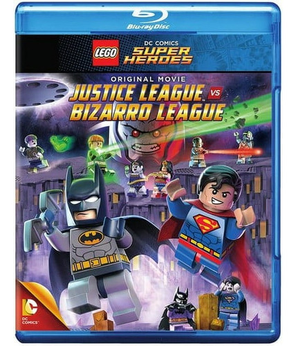 Blu Ray Lego Dc Comics Justice League Vs Bizarro League