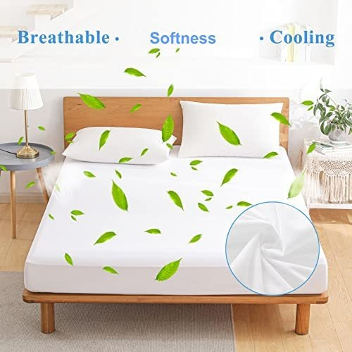 Protector Colchón Impermeable Twin, 2 Unidades - Suave,