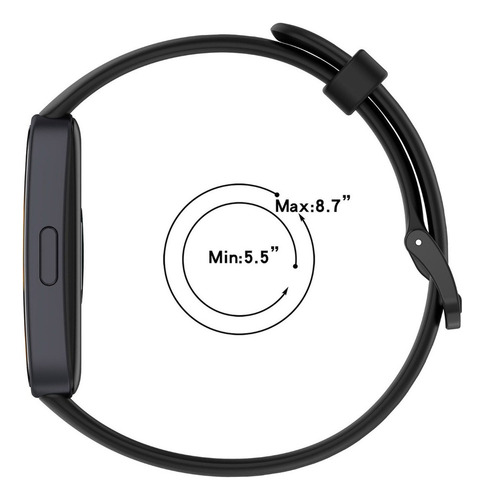 4 Correas De Reloj For Smartwatch Huawei Band 8/9, Silicona