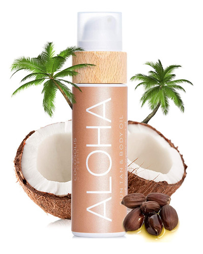 Cocosolis Aloha Sun Tan & Body Oil | Locion Organica Para Ca