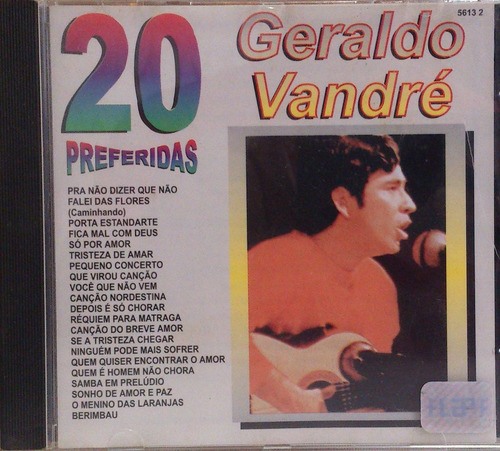 Cd Geraldo Vandré - 20 Preferidas