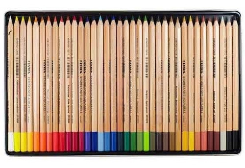 Imagen 2 de 2 de Lyra Rembrandt Aquarell, Lápiz Acuarelable Con 36 Colores