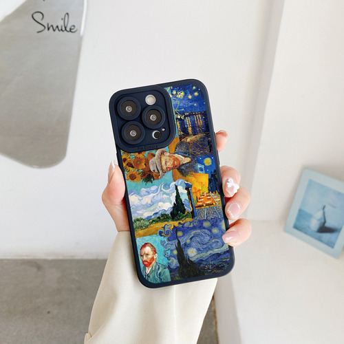 Funda De Teléfono Van Gogh Vintage Para iPhone 13 12 11 Pro