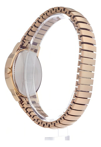 Reloj Timex Para Hombre De Facil Lectura E Indiglo Color de la correa Dorado Color del bisel Dorado Color del fondo Blanco