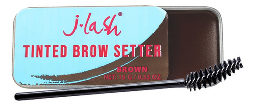 Fijador Cejas Entintado Incluye Brocha Setter Brow Jlash® Color Brown