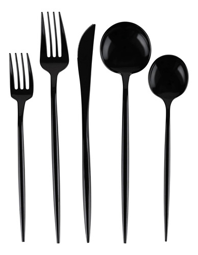 Party Bargains Juego De Cubiertos De Plástico Desechables, 8