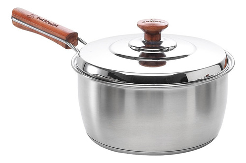 Cacerola 18 Cm Gamuza Le Cheff Acero Inox 18/10 Triple Fondo