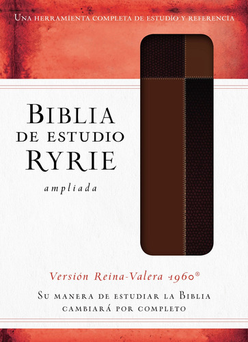 Biblia De Estudio Ryrie Ampliada/duotono  Marrón