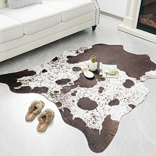 Rostyle Faux Cowhide Rug Cute Cow Hide Rug For Living Room D