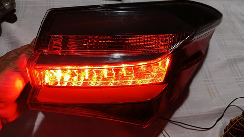 Faro Trasero Toyota Corolla 2017 2018 2019 Derecho/pasajero Rojo