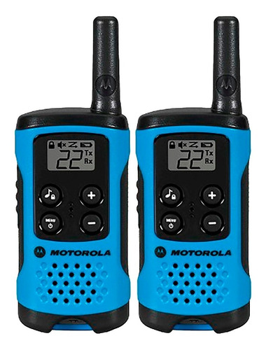 Handy Motorola 2 Vías Talkabout T100, Alcance Hasta 25 Km