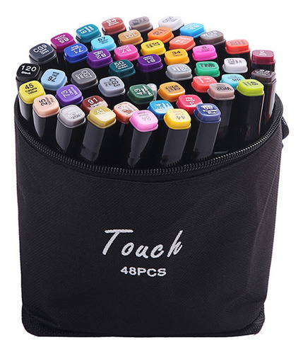 48 Cores Art Markers Conjunto De Ponta Dupla Marcador De Pon