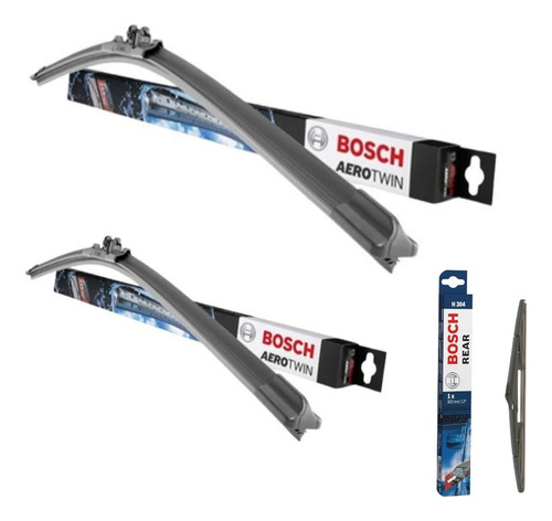 Kit 3 Escobillas Limpiaparabrisas Bosch- Ford Ka 2016-2019