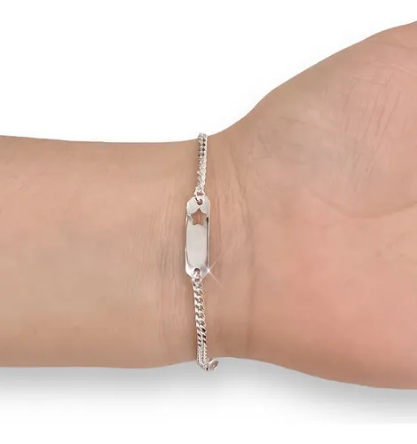 comprar Pulsera Piocha Para Niños + Grabado De Plata Fina 925