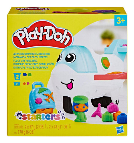 Play Doh Starters Kit Inicial Avião Explorador F8804 Hasbro