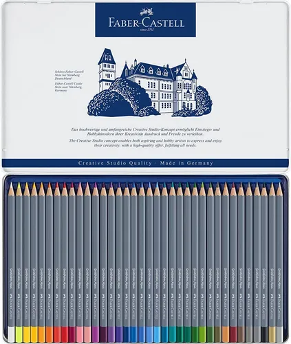 Lápices Colores Acuarelables Faber Castell Goldfaber Aqua 36