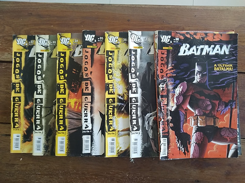 Hq Batman Jogos De Guerra Panini 7 Volumes Leia A Descrição 
