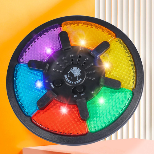 Juego Para La Memoria Electrónico Portátil Con Luz Y Sonido