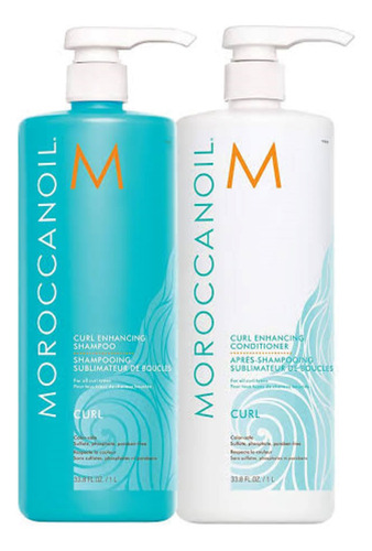 Moroccanoil Duo Curl Shampoo 1000ml & Acondicionador 1000ml