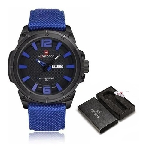 Relógio Masculino Original Naviforce Nylon Frete Grátis!