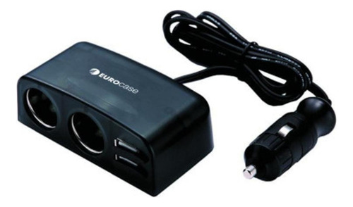 Cargador Para Auto Eurocase 2 Puertos Usb 12v