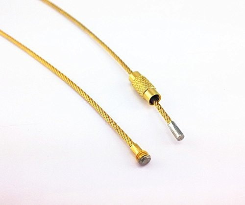 Imagen 3 de 7 de Llavero Anillo Yueton 20pcs Alambre De Acero Inoxidable Llav