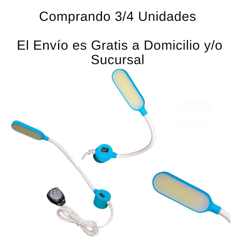 Luz Led 30 Leds Maquina De Coser Con Iman Brazo Flexible