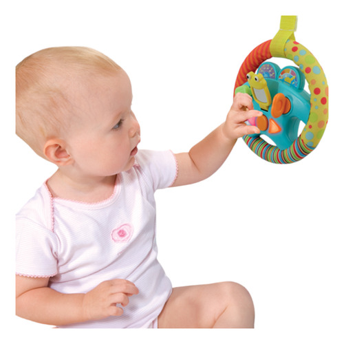 Volante Interactivo Infantil Con Luz Y Sonido Winfun Color Multicolor