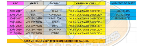 Sensor Angulo Giro Direccion Ibiza 2012 Original 6q0423445