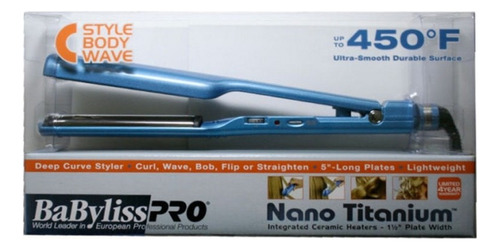 Plancha Babyliss Nano Titanium 1 1/2 Deep Curve Styler