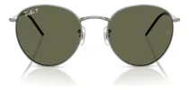 Comprar Lentes De Sol Round Reverse Ray-ban Rbr0103s0049a Color Verde Lente Verde Varilla Gris Armazón Plateado Diseño Lentes de Sol Round Reverse RBR0103S Gunmetal Ray-Ban