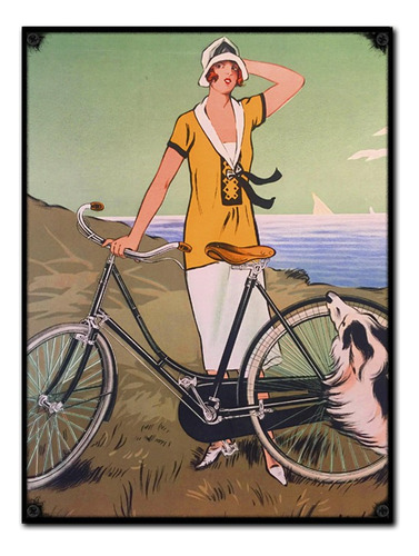 #1207 - Cuadro Vintage 30 X 40 - Bcicleta Poster No Chapa