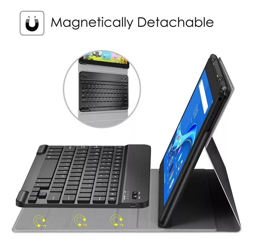D Funda For Galaxy Tab S5e 10.5 Con Teclado Y Mouse
