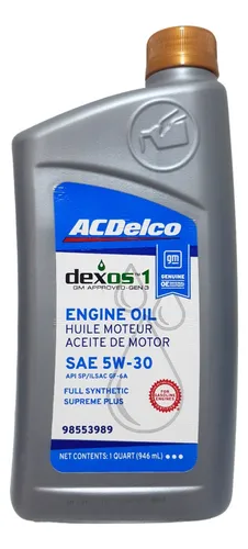 Kit Cambio Aceite Chevrolet Equinox 5w30 Acdelco +2 Filtros