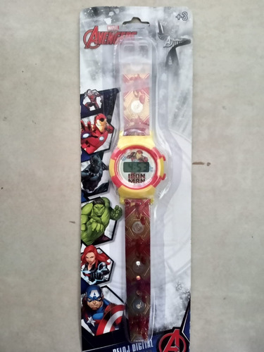 Reloj Digital Avengers Con Pila 
