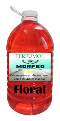 Perfumol Floral Desinfectante Limpiador Para Pisos 5 L 
