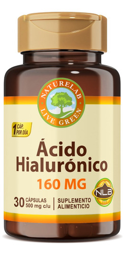 Ácido Hialurónico - Corrige Arrugas - 30 Cápsulas- Naturelab Sabor Sin sabor