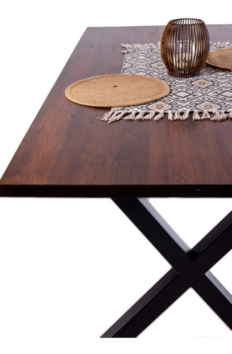 Imagen 8 de 10 de Mesa De Comedor Estilo Industrial 180x80x75