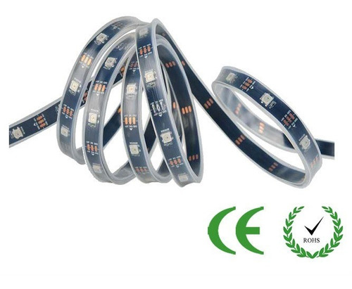 Imagem 2 de 5 de Fita Led Ws2812b Ws2812 5m 150 Leds(30 Leds/m) 5v Ip67 Preta