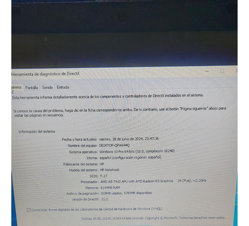 Notebook Hp 15 Af111la Desarme (Usado)