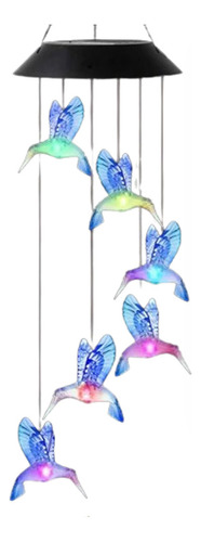 Luces Decorativas De Jardim De Beija-flor De Azul 1una